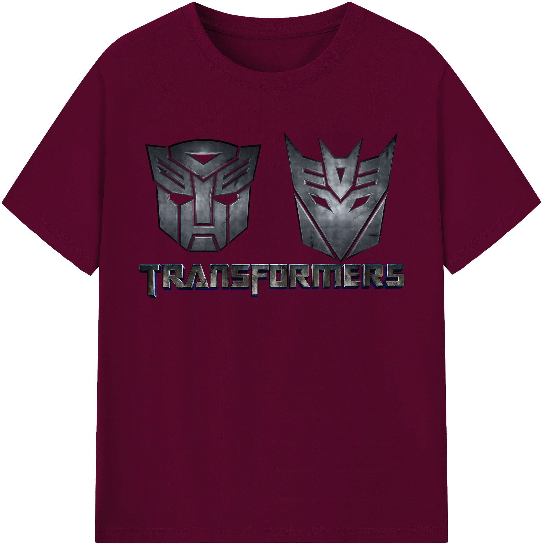 （画像用） Transformers トランスフォーマー レディースカジュアルプリントTシャツ（綿100％）